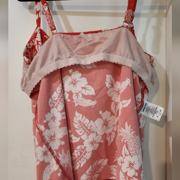 Women's Lands' End Tankini Bathing Suit, L(14) Top And M(12) Bottoms - Picture 9 of 16
